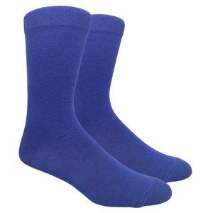 Men's Royal Blue Dress Socks